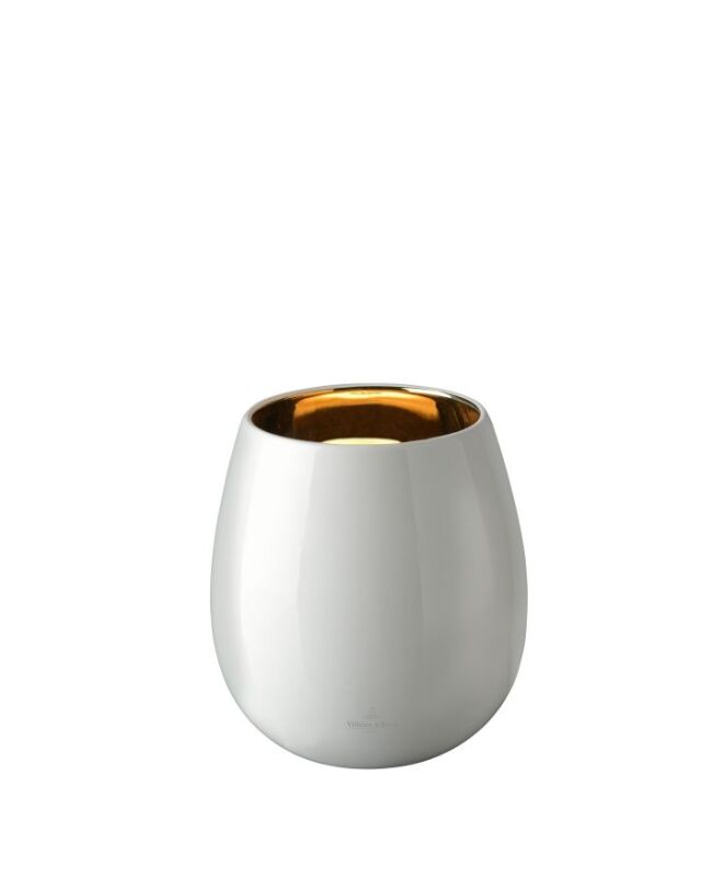 Villeroy & Boch Seoul 2.0 Tischleuchte – LED Mit Akku & Ladestation In Gold, Elegante Beleuchtung