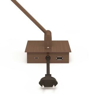 Steinhauer Retina Wandleuchte bronze LED USB
