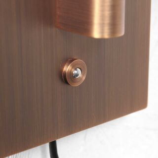 Steinhauer Retina Wandleuchte bronze LED USB