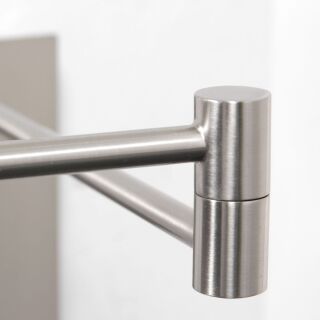 Steinhauer Retina Wandleuchte stahl LED USB