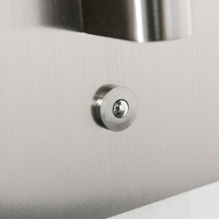 Steinhauer Retina Wandleuchte stahl LED USB