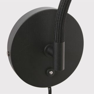 Steinhauer Turound Wandleuchte Klarglas schwarz LED