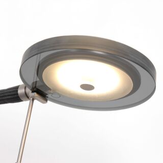 Steinhauer Turound Wandleuchte Rauchglas schwarz LED