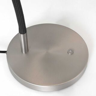 Steinhauer Turound Tischleuchte Klarglas stahl LED