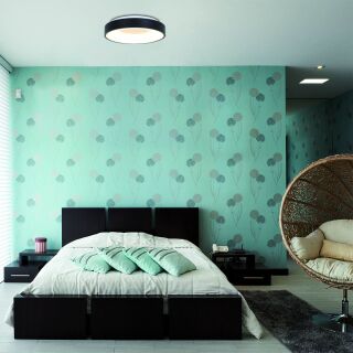 Steinhauer Ringlede 48 schwarz Deckenleuchte LED