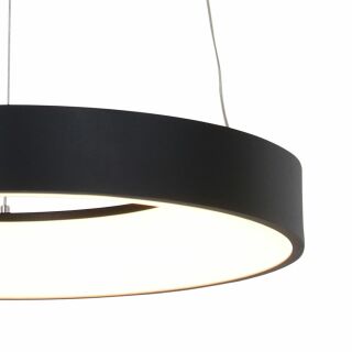 Steinhauer Ringlede 48 schwarz Pendelleuchte LED