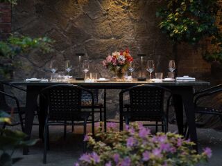 Moree Arnold S anthrazit Akku LED Tischleuchte