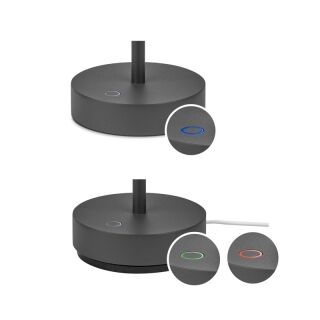 Moree Arnold S anthrazit Akku LED Tischleuchte