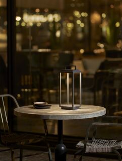 Moree Emily M anthrazit Akku LED Outdoor Laterne