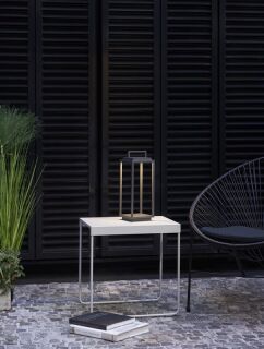 Moree Emily M anthrazit Akku LED Outdoor Laterne