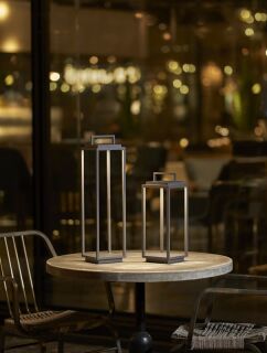 Moree Emily L anthrazit Akku LED Outdoor Laterne