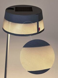 Moree Isa-Belle grau Steh- und Bogenleuchte Akku Solar LED