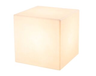 8 seasons design Leuchtwürfel Shining Cube Solar 33 cm sand