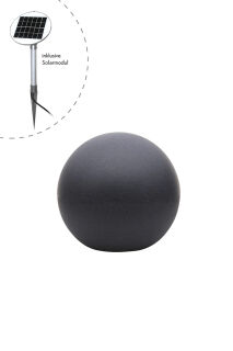 8 seasons design Shining Globe Solar 30 cm anthrazit Kugelleuchte