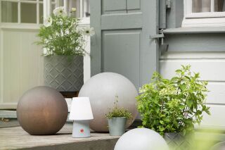 8 seasons design Shining Globe Solar 30 cm anthrazit Kugelleuchte