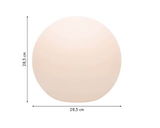 8 seasons design Shining Globe Solar 30 cm sand Kugelleuchte