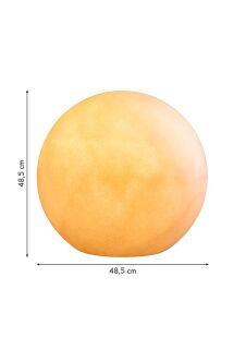 8 seasons design Shining Globe Solar 50 cm sand Kugelleuchte