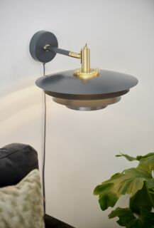 Nordlux Bretagne Wandleuchte grau G9