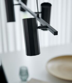 Nordlux Alanis 4 Pendelleuchte schwarz GU10