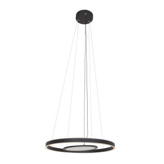 Steinhauer Ringlux 60 schwarz Pendelleuchte LED 42W + 24W