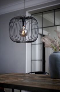 Nordlux Beroni 40 Pendelleuchte schwarz E27