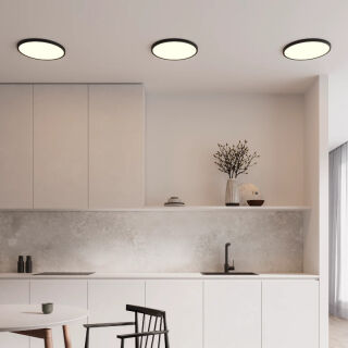 Nordlux Oja Smart 42 Deckenleuchte schwarz LED