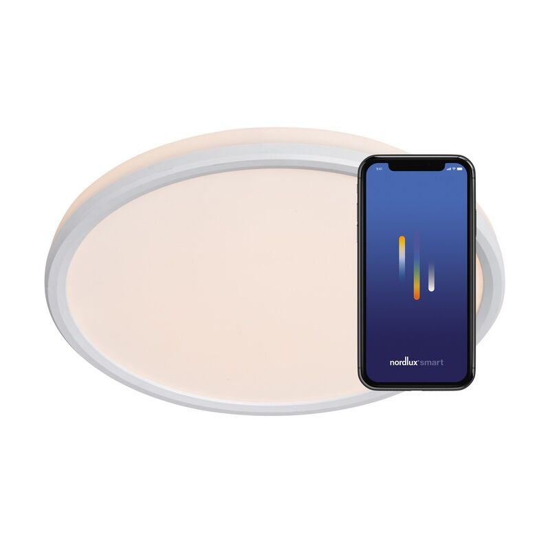 Nordlux Liva Color weiß Smart LED Deckenleuchte