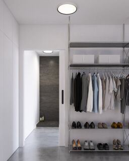 Nordlux Liva Smart Color Deckenleuchte schwarz LED