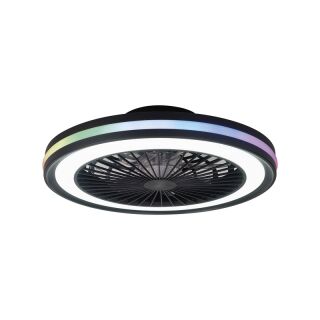 Mantra Gamer Deckenventilator LED schwarz dimmbar Fernbedienung