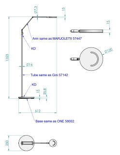 Steinhauer Soleil Stehleuchte stahl LED