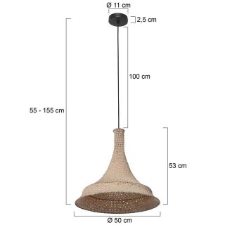 Anne Light Marrakesch Pendelleuchte beige E27