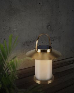 Nordlux Temple To-Go 30 messing Solar Akkuleuchte