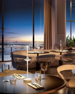 Villeroy & Boch Aarhus weiß Akku Outdoorleuchte Kerzenhalter