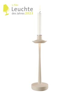 Villeroy & Boch Aarhus sand Akku Outdoorleuchte Kerzenhalter