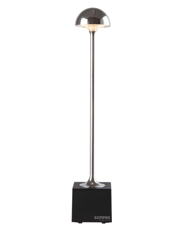 Sompex Flora chrom Akku Outdoortischleuchte - Leuchten-Welt.com