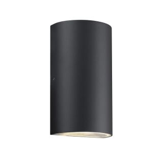 Nordlux Rold Round Wandleuchte schwarz LED IP54