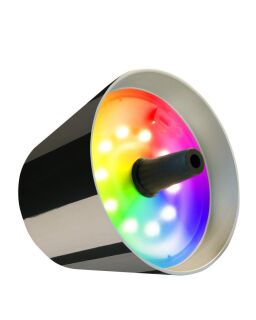 Sompex Top 2.0 space grau RGB Akkuleuchte Flaschenaufsatz