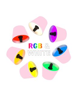 Sompex Top 2.0 rosa RGB Akkuleuchte Flaschenaufsatz