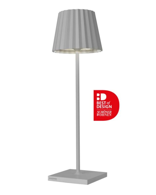 Sompex LED-Tischleuchte Troll – Dimmbar & Mit Ladestation