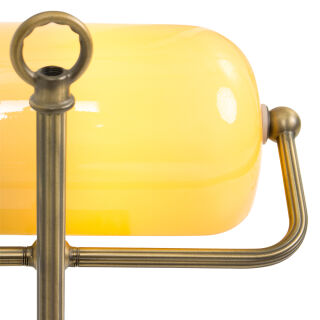 Steinhauer Ancilla Tischleuchte bronze gelb höhenverstellbar