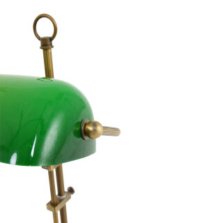 Steinhauer Ancilla Tischleuchte bronze grün höhenverstellbar