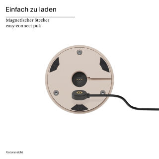 Sigor Nudrop dünenbeige Akku-Tischleuchte