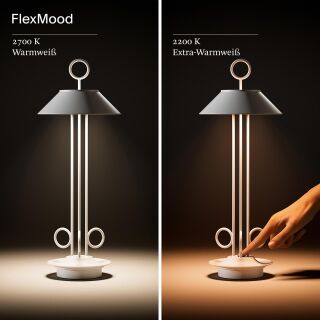 Sigor Nudiderot kupferfarben Akku-Tischleuchte