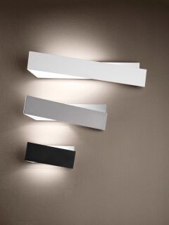 Linealight Wandleuchte Zig Zag  - aluminium schwarz