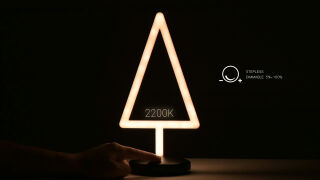 Villeroy & Boch Triangle schwarz Akku Weihnachtstischleuchte