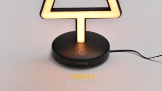 Villeroy & Boch Triangle schwarz Akku Weihnachtstischleuchte