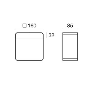 Linealight Dama Akkuleuchte dunkelbraun