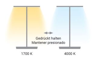 Linealight Dubcolor Tischleuchte Akku weiß