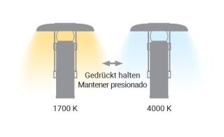 Linealight Camping Tischleuchte Akku schwarz