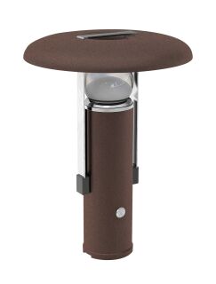 Linealight Camping Tischleuchte Akku dunkelbraun
